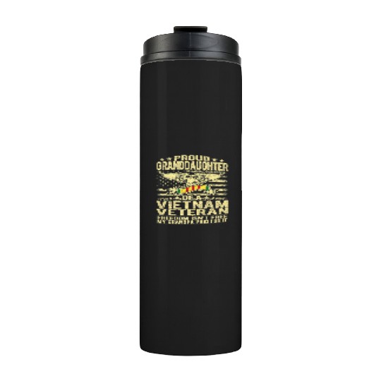Veteran Gift-Granddaughter Of Vietnam Veteran Us F Thermal Tumblers
