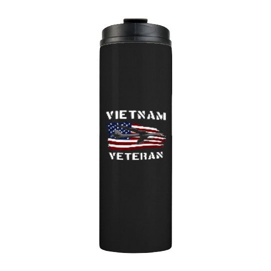 Vietnam Veteran B52 Stratofortress Bomber Plane Us Thermal Tumblers