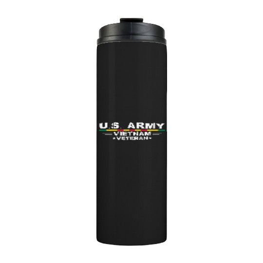 US Army Vietnam Veteran Soldier Thermal Tumblers