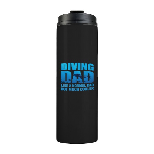 Diving Dad Scuba Diving Thermal Tumblers