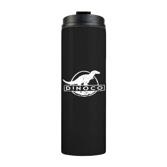 Dinoco White Distressed Thermal Tumblers