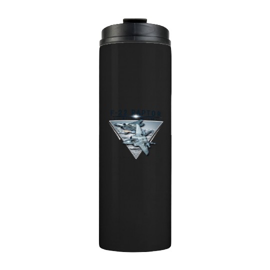 F 22 Raptor US Airborne Fighter Pilot Thermal Tumblers
