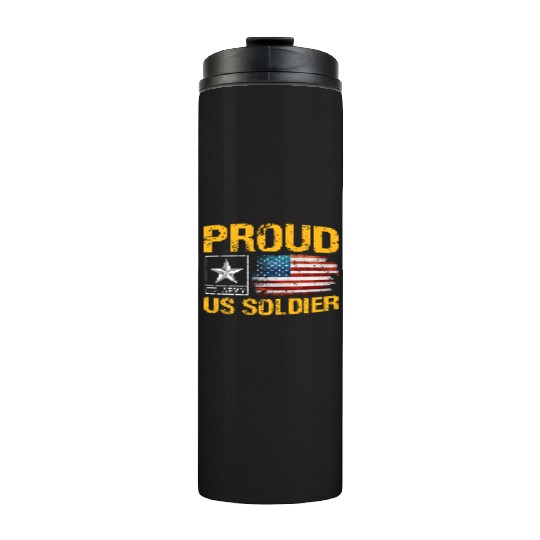 Proud Army Son Army Mom US Army Memorial Day Thermal Tumblers