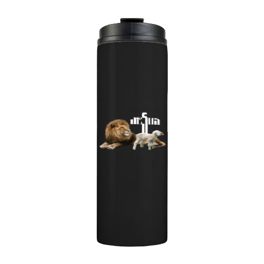 Jesus is Lion and Lamb Thermal Tumblers
