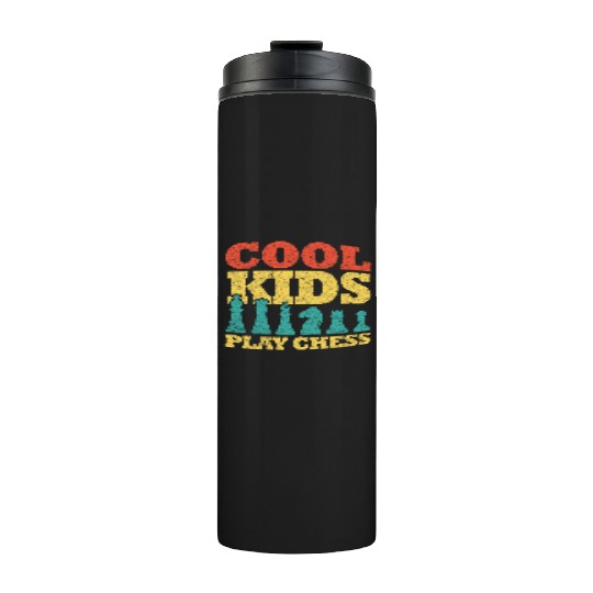 Chess Board Game Player Lover Cool Kids Thermal Tumblers