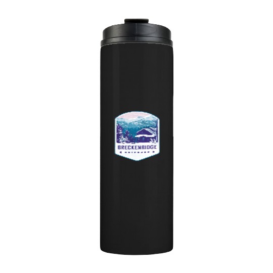 Breckenridge Colorado Ski Badge Thermal Tumblers