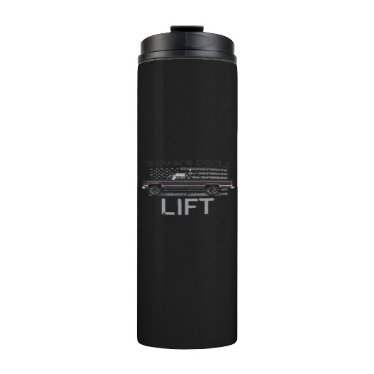 Square Body Lift Black Thermal Tumblers
