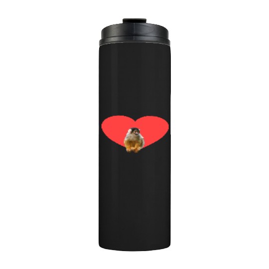 Skull monkey squirrel monkey Thermal Tumblers