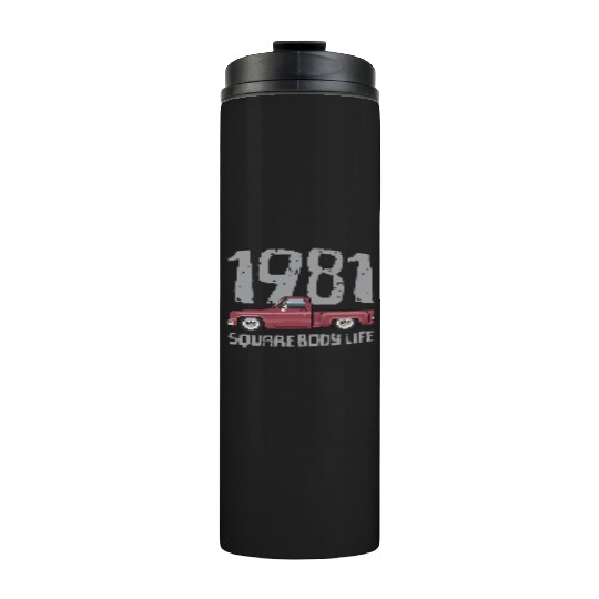 1981 Square Body Life Carmine Thermal Tumblers