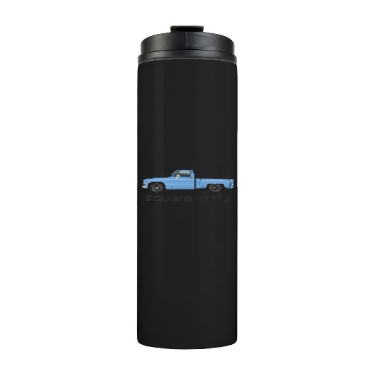 Square Body Light Blue Thermal Tumblers