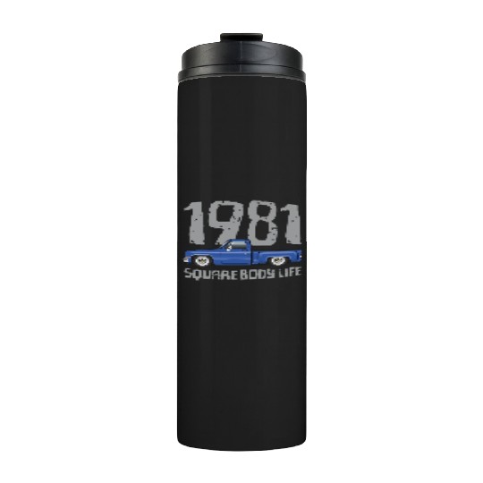 1981 Square Body Life Bright Blue Thermal Tumblers