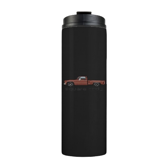 Square Body Dark Brown Thermal Tumblers