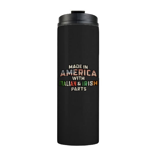 Italian And Irish Made In America Mix Heritage Vin Thermal Tumblers