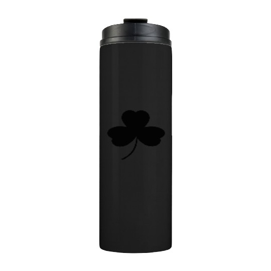 Black Shamrock Thermal Tumblers