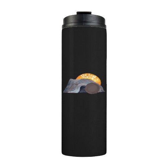 The tomb was empty Christian easter sunset Thermal Tumblers