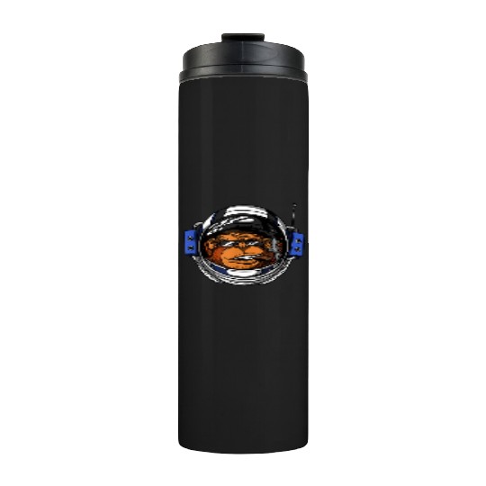 Ape Chimp Monkey Astronaut Space Cosmic Galaxy Thermal Tumblers