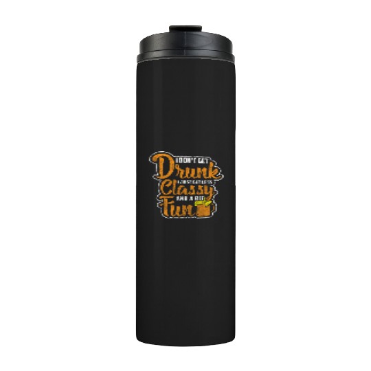 Partying Fun Vodka Bachelor Thermal Tumblers