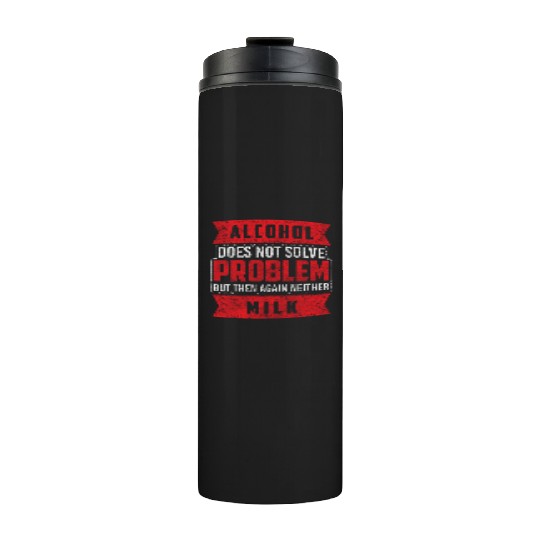 Alcohol Drunk Vodka Bachelor Thermal Tumblers