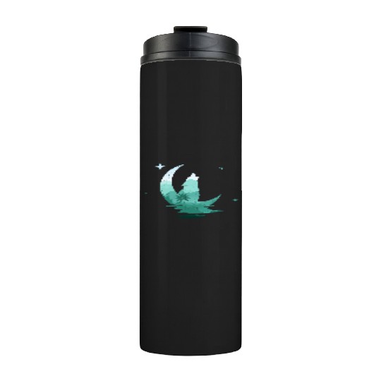 Howling Wolf Nature Lover Thermal Tumblers