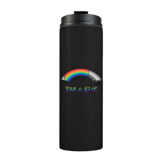 Heartstopper Rainbow LBGTQIA+ Tao and Elle Thermal Tumblers