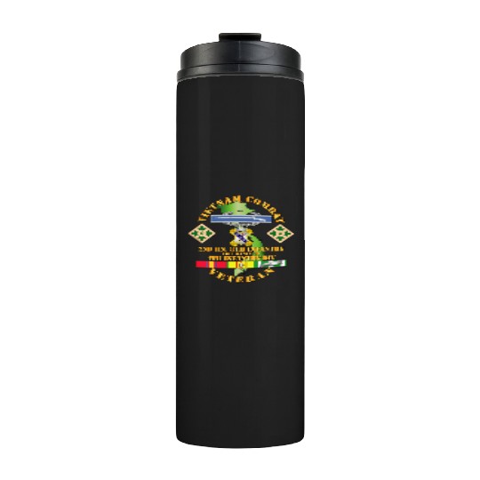 Army Vietnam Combat Infantry Veteran w 2nd Bn 8th Thermal Tumblers