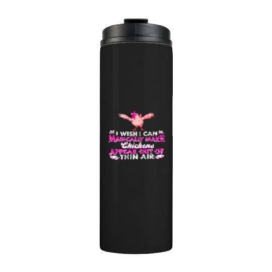 Chicken Farming Farmer Thermal Tumblers
