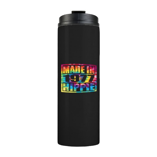 Hippie Birthday 1977 Thermal Tumblers