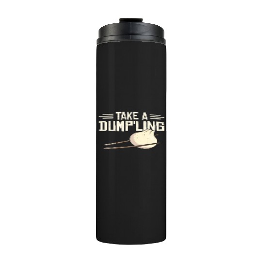 Dumpling Asian Food Chinese Food Fan Thermal Tumblers