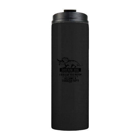 Triceratops Dino saying children Thermal Tumblers