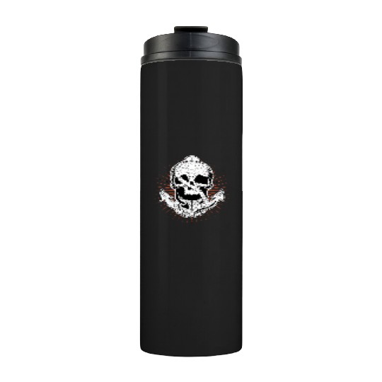 Anchor and skull boat captain Maritime skeleton Thermal Tumblers