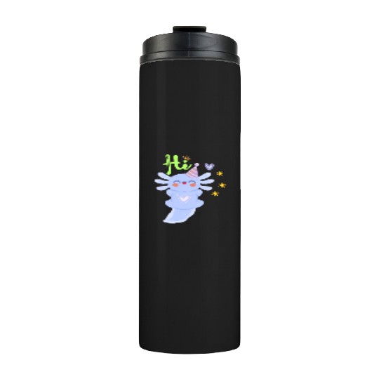 Baby Axolotl Art - 8 Thermal Tumblers