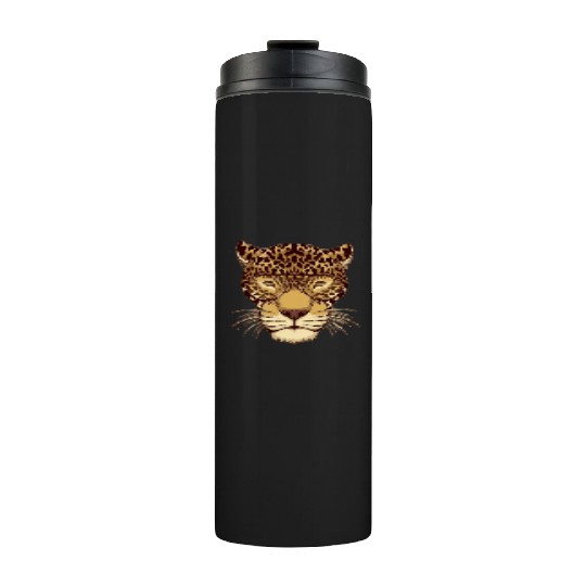 Leopard Punk Style Thermal Tumblers