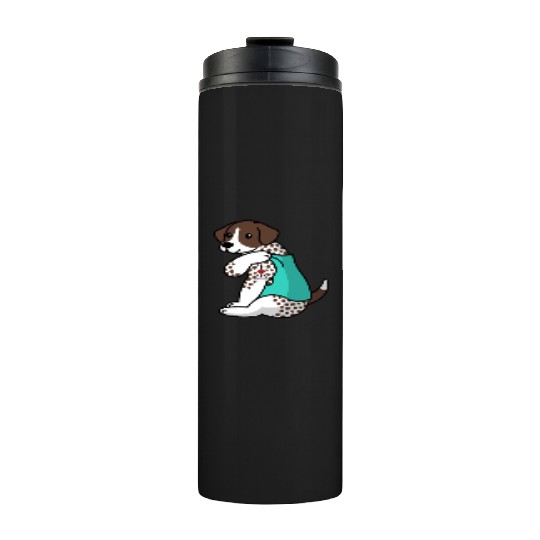 I Love Dad German Shorthaired Pointer Thermal Tumblers