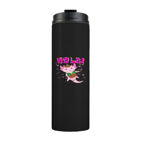 Hola Cute Axolotl - 15 Thermal Tumblers
