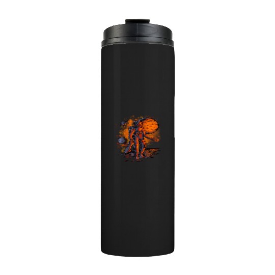 Lion astronauts in space Thermal Tumblers