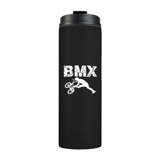 bmx race bike cyclist rider trick Thermal Tumblers