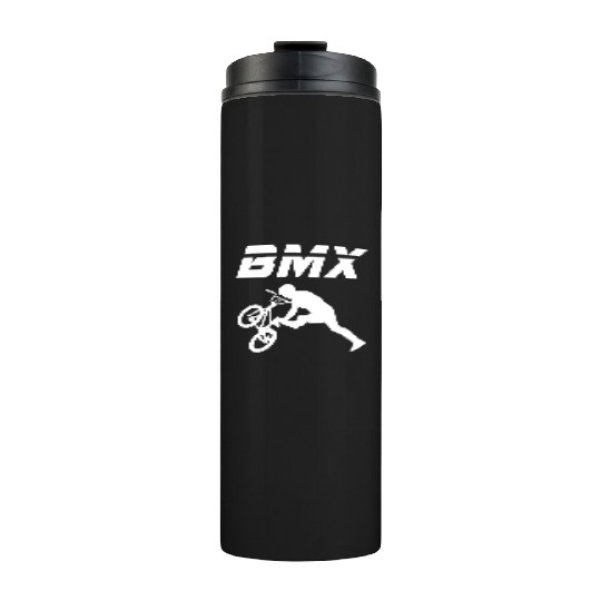 bmx race bike cyclist rider trick Thermal Tumblers