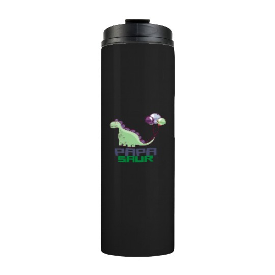 PAPA SAUR, Father's Day Thermal Tumblers