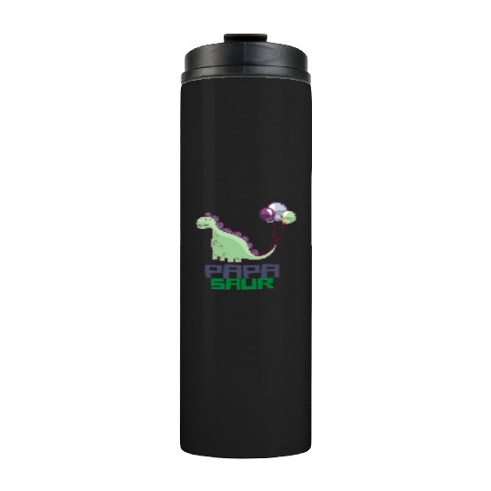 PAPA SAUR, Father's Day Thermal Tumblers