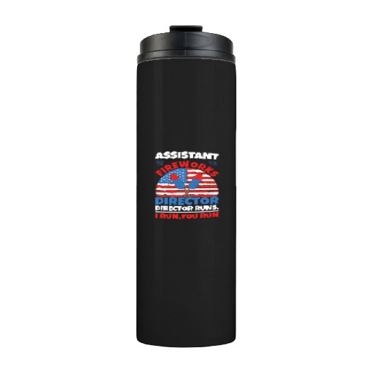 America American Fireworks Director 4th Of July Thermal Tumblers