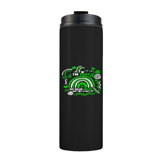 Mental Health Awareness Thermal Tumblers, In May I Wear