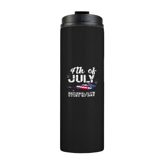 July 4th National Fireworks Day Thermal Tumblers