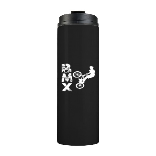 bmx race bike cyclist rider trick Thermal Tumblers