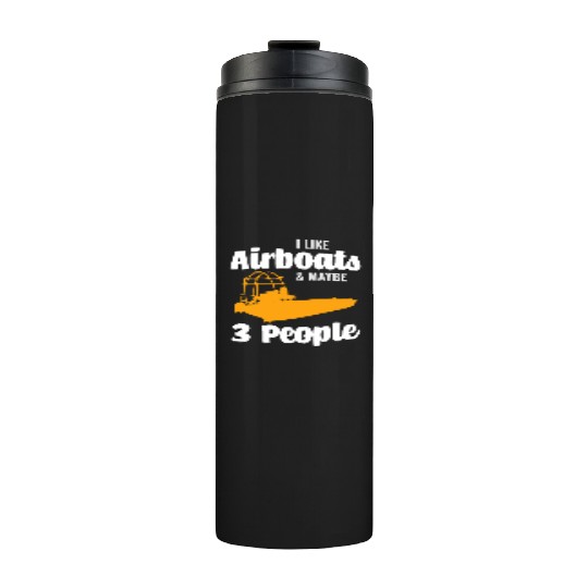 Airboat Fanboat Airboating Planeboat Swamp boat Thermal Tumblers