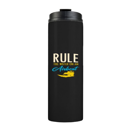 Airboat Fanboat Airboating Planeboat Swamp boat Thermal Tumblers