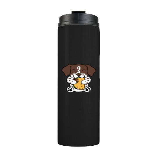 German Shorthaired Pointer Taco Lover Thermal Tumblers