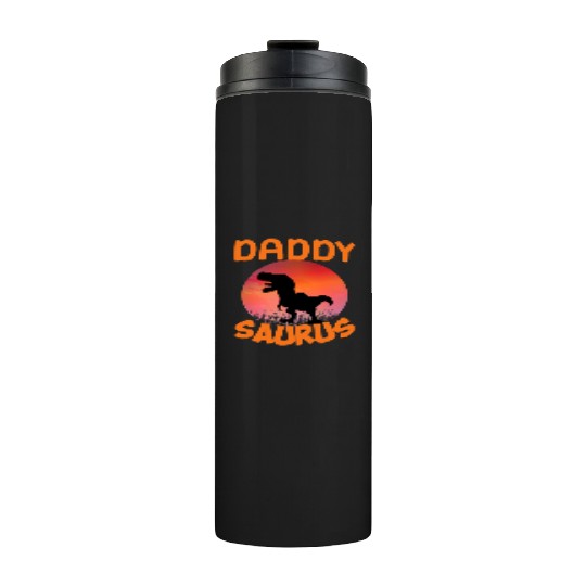 Daddysaurus Papasaurus Thermal Tumblers