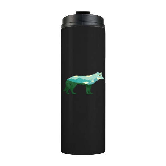 Mountain Wolf Thermal Tumblers