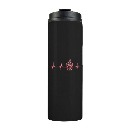 pulse bubble tea heartbeat Thermal Tumblers