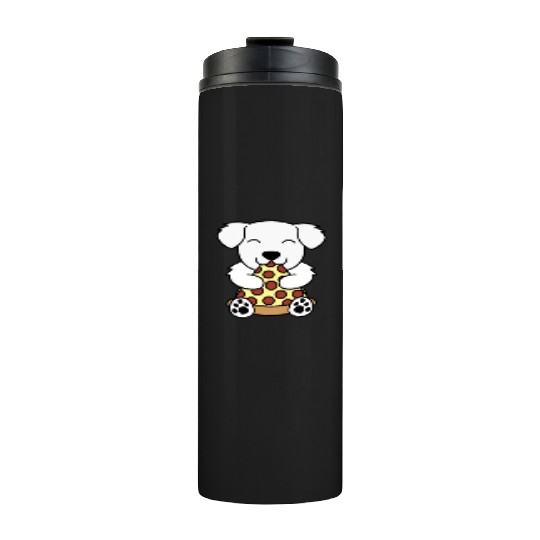 Great Pyrenees Pizza Lover Thermal Tumblers